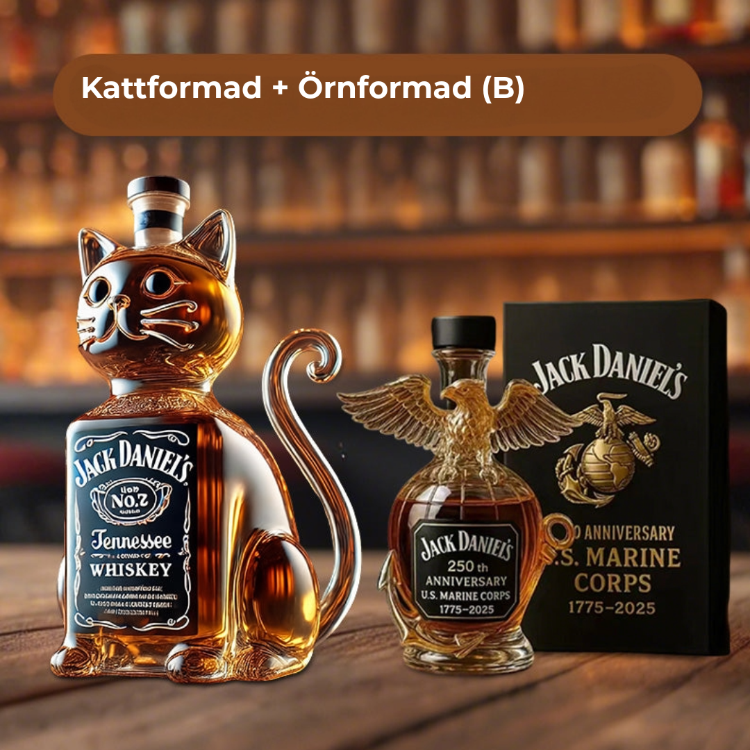 Djurformad Whiskeyflaska