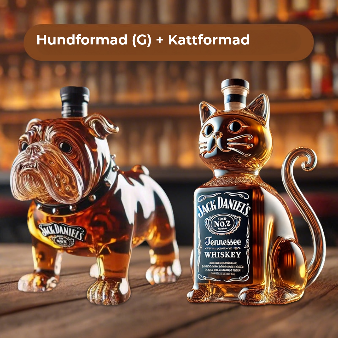 Djurformad Whiskeyflaska