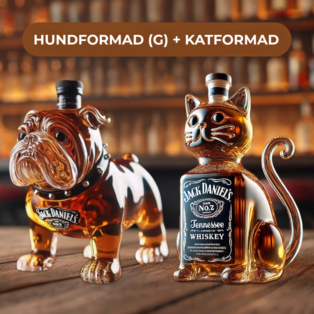 Djurformad Whiskeyflaska
