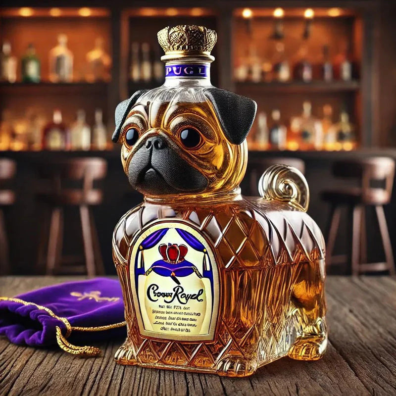 Djurformad Whiskeyflaska