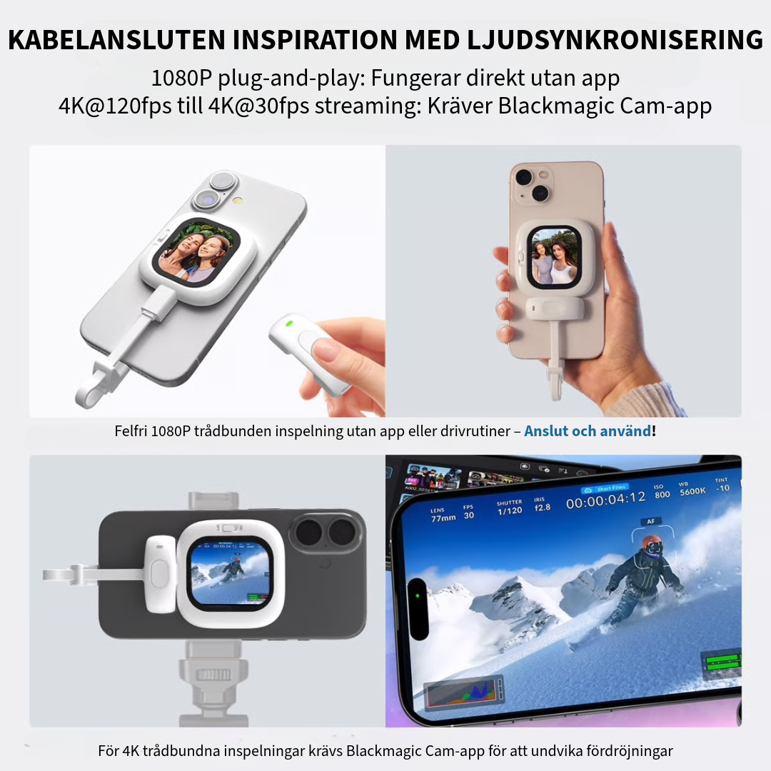 Selfie Monitor Mini Skärm