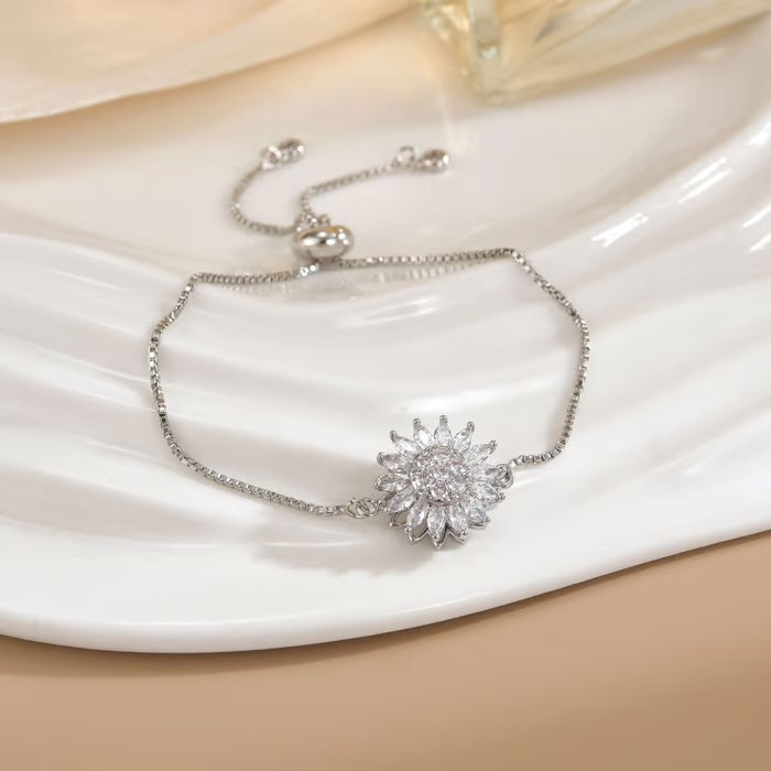 Lyxigt Solrosarmband