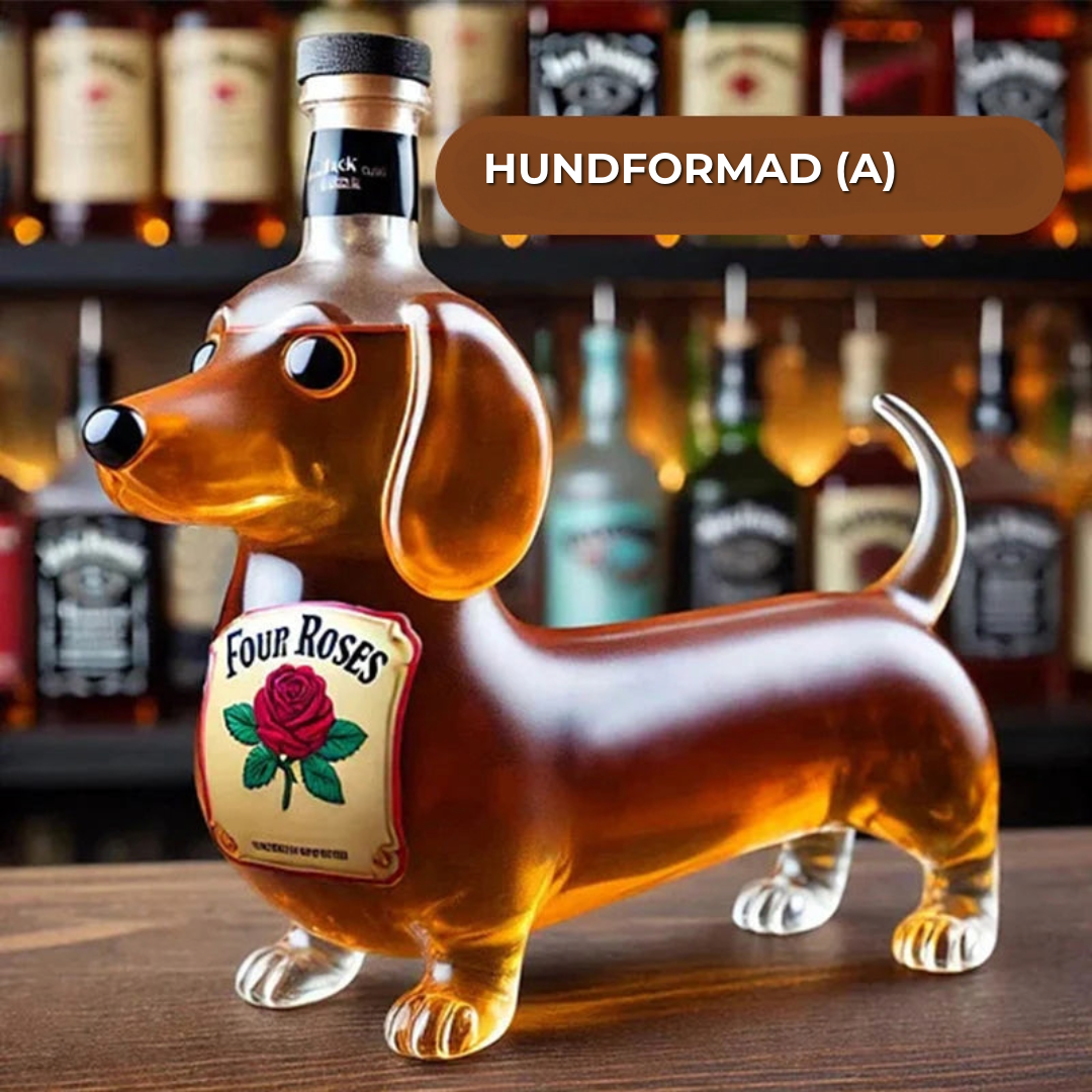 Djurformad Whiskeyflaska