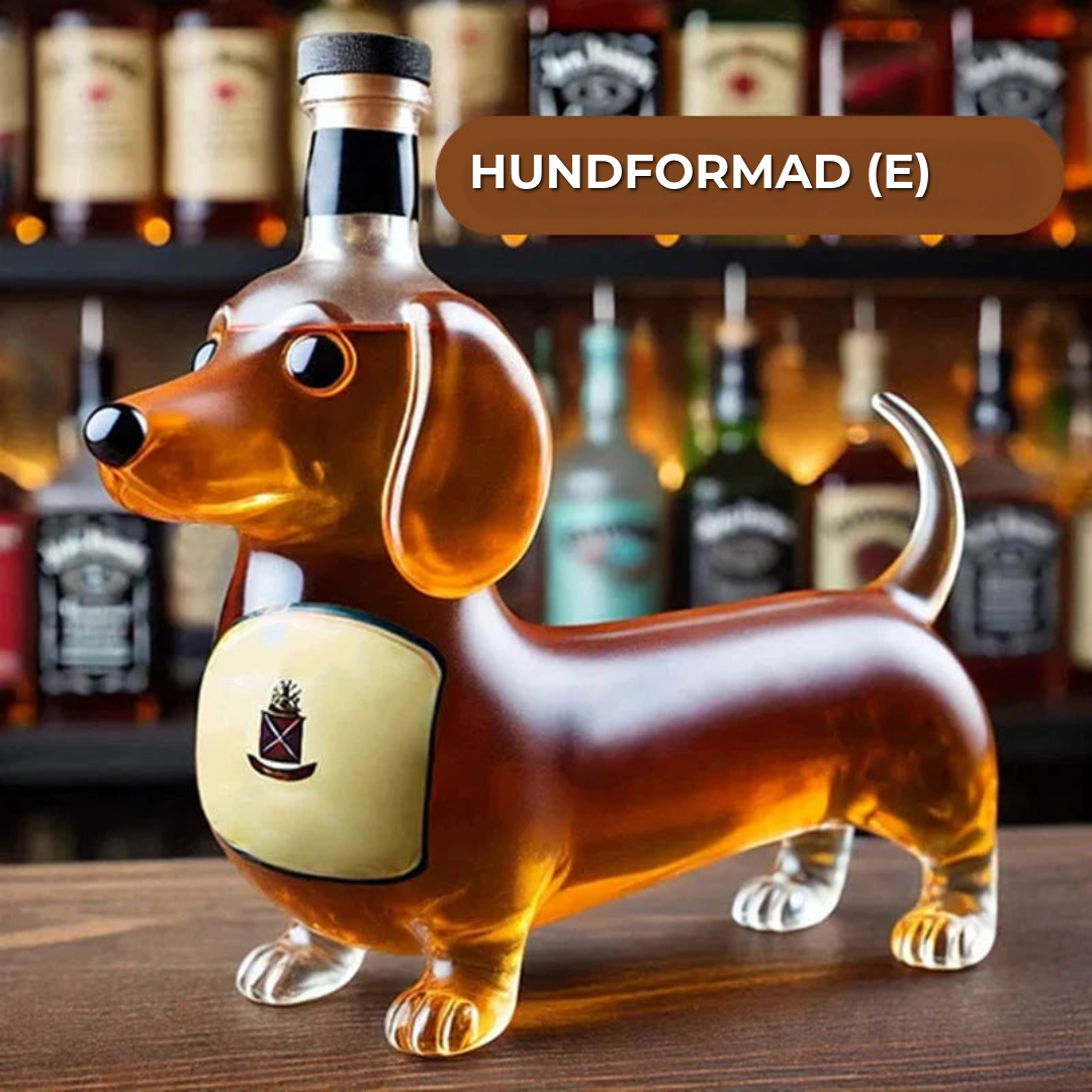 Djurformad Whiskeyflaska