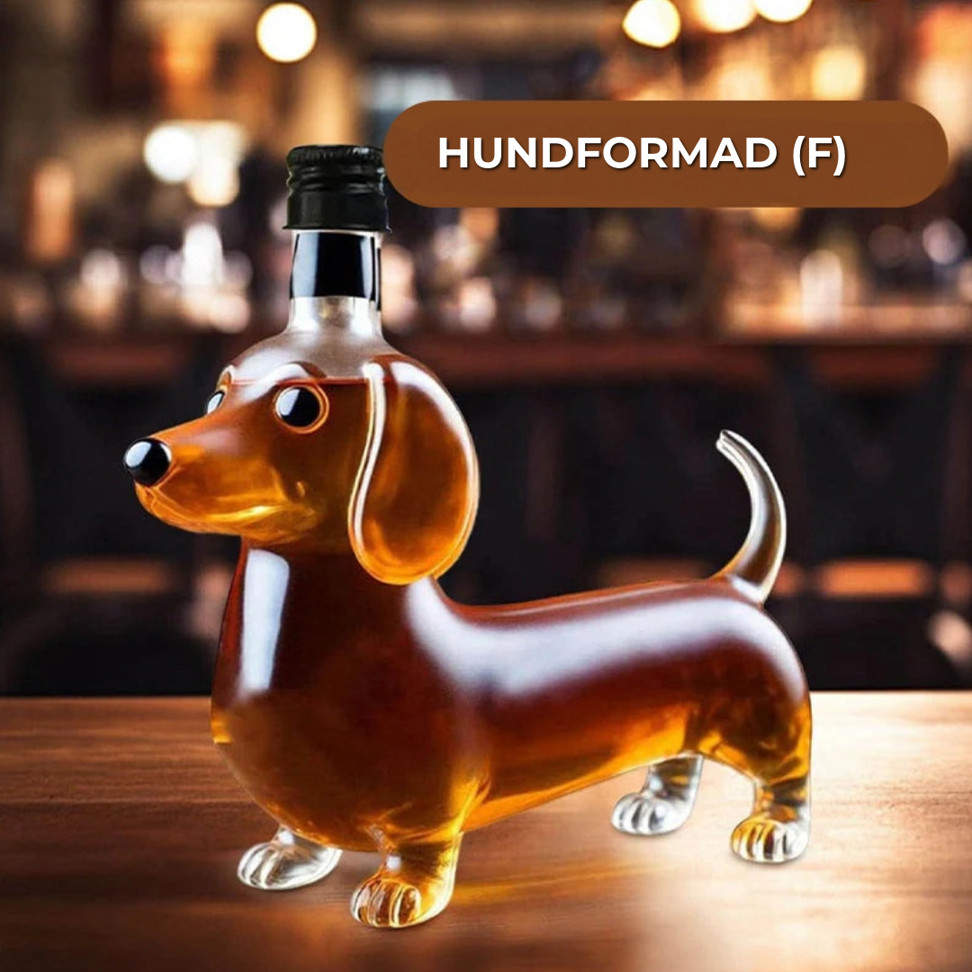 Djurformad Whiskeyflaska