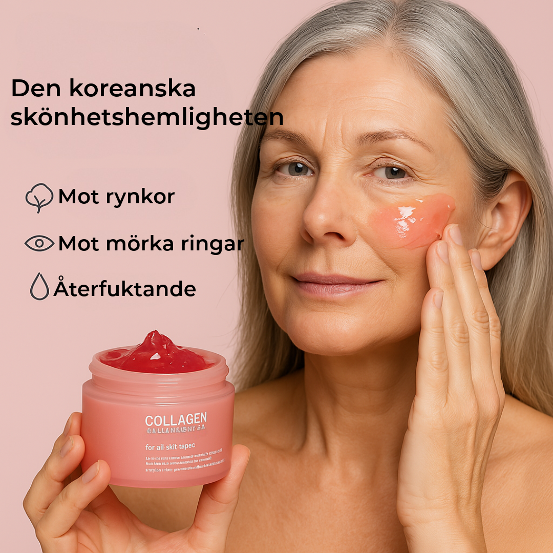 Kollagen ansiktsmask
