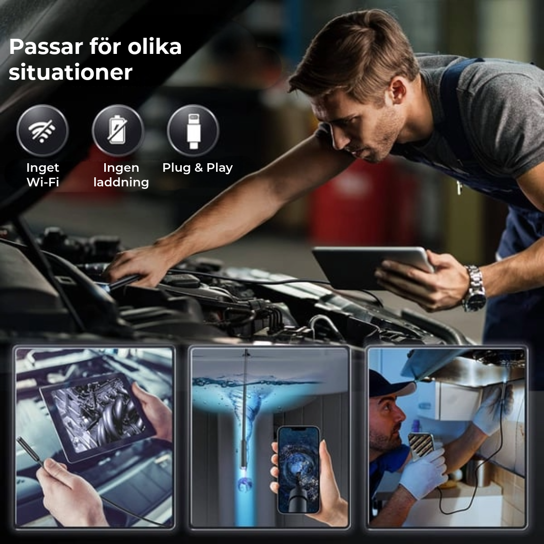 Professionell Plug & Play-endoskopkamera