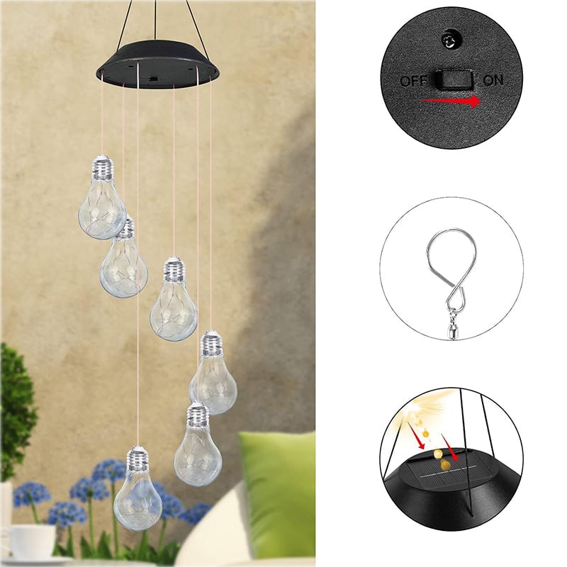 Färgglada LED-sollampor