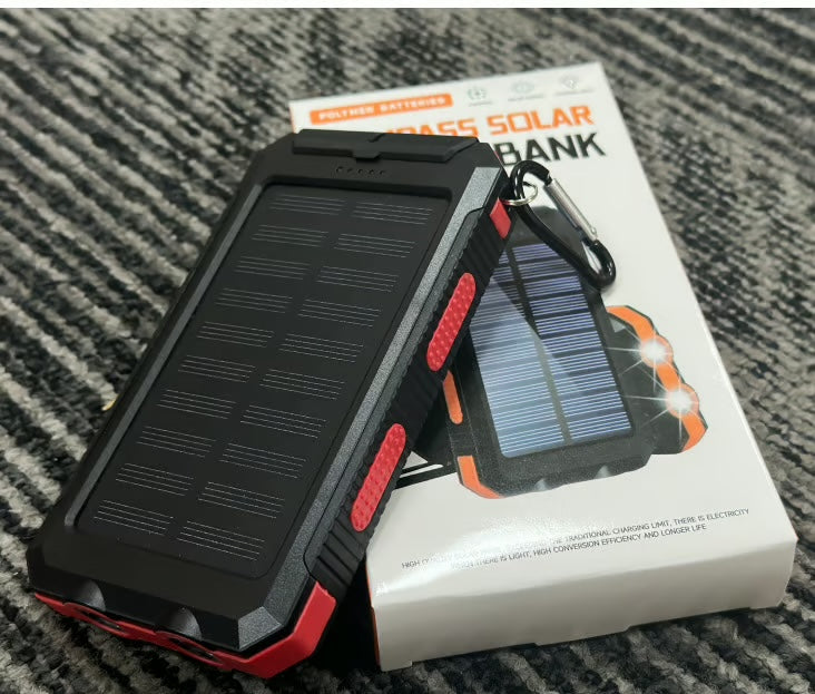 Vattentålig Powerbank med Solenergi