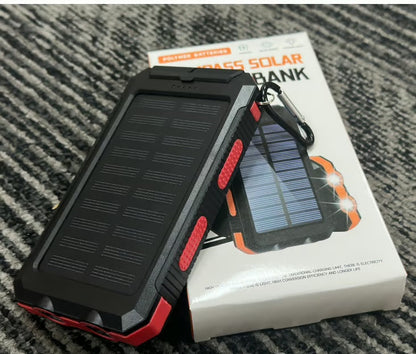 Vattentålig Powerbank med Solenergi