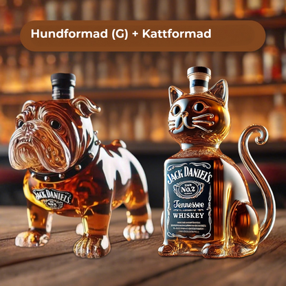 Djurformad Whiskeyflaska