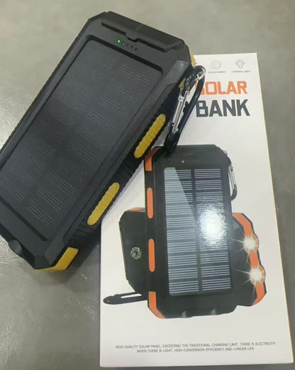Vattentålig Powerbank med Solenergi