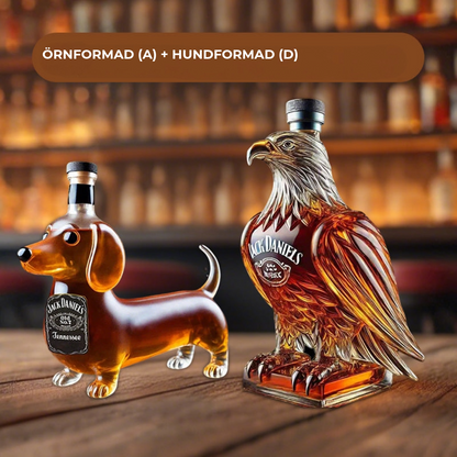 Djurformad Whiskeyflaska