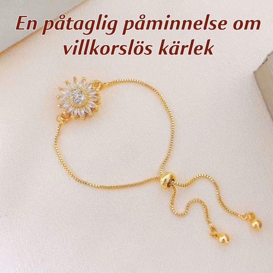 Lyxigt Solrosarmband