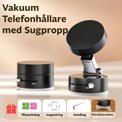 Vakuum Telefonhållare med Sugpropp