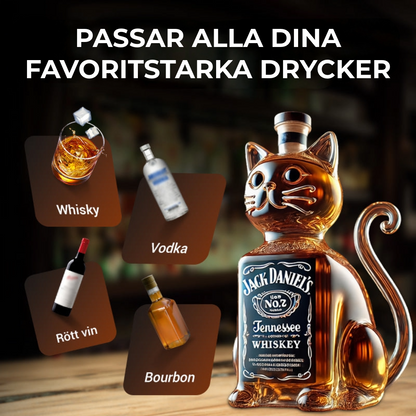 Djurformad Whiskeyflaska