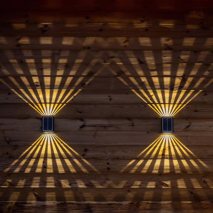 Vattentät Utomhuslampa med Solenergi