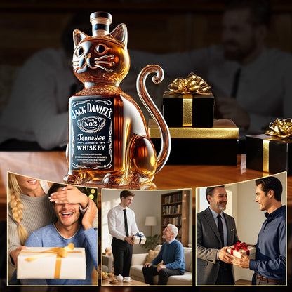 Djurformad Whiskeyflaska