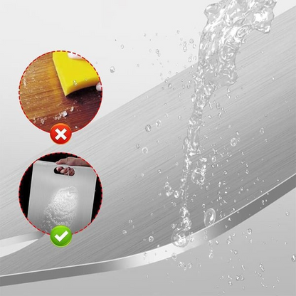 Skärbräda i rostfritt stål