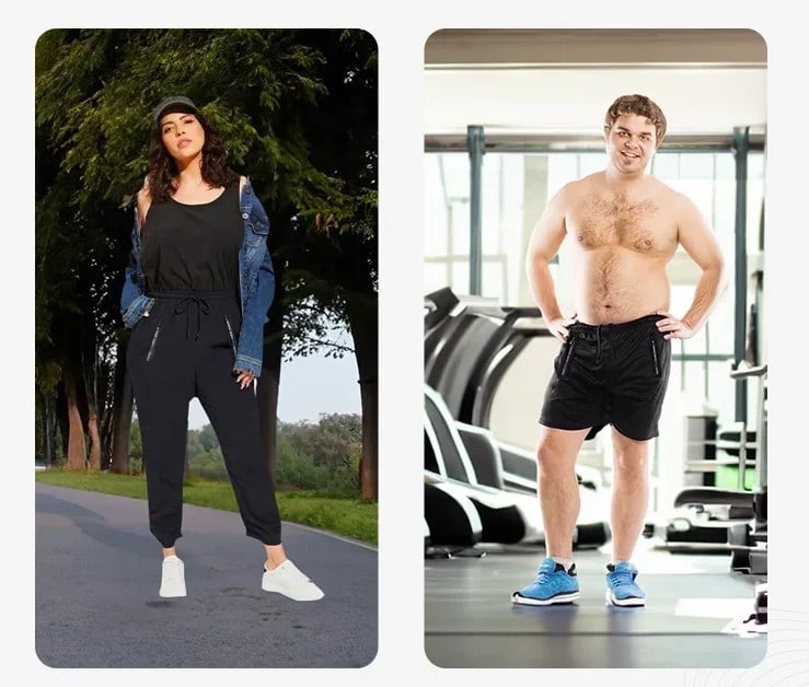Unisex ultrastretch snabbtorkande byxor