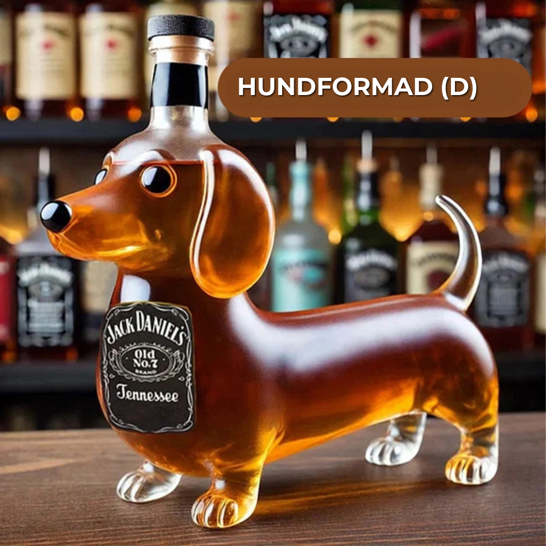 Djurformad Whiskeyflaska
