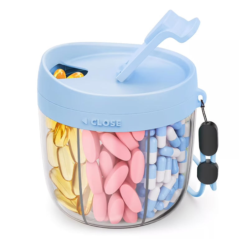 6-delad Medicinflaska