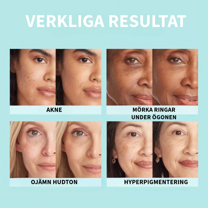 Vattentät foundation för kropp och ansikte