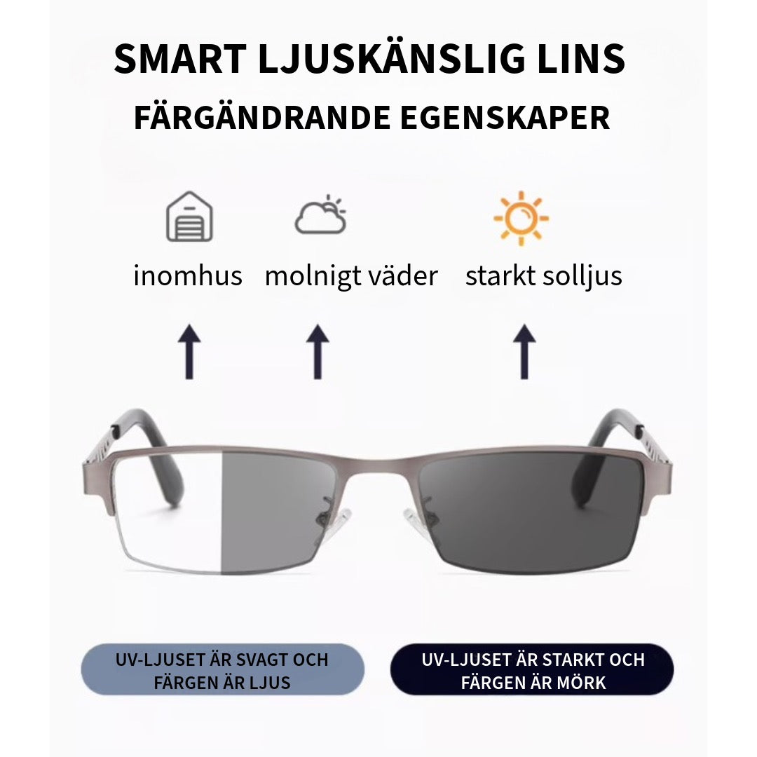Automatiskt Mörktonande Multifokala Läsglasögon