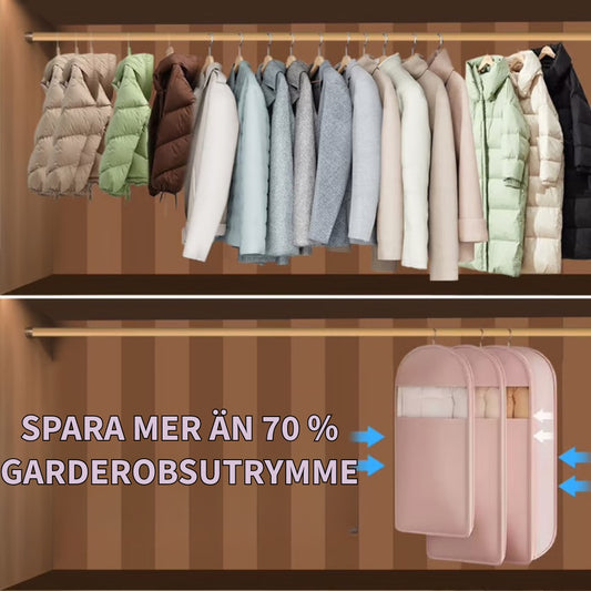 Platsbesparande Klädpåse