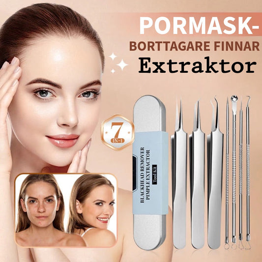 Uppsättning i Rostfritt Stål för Borttagning av Pormaskar