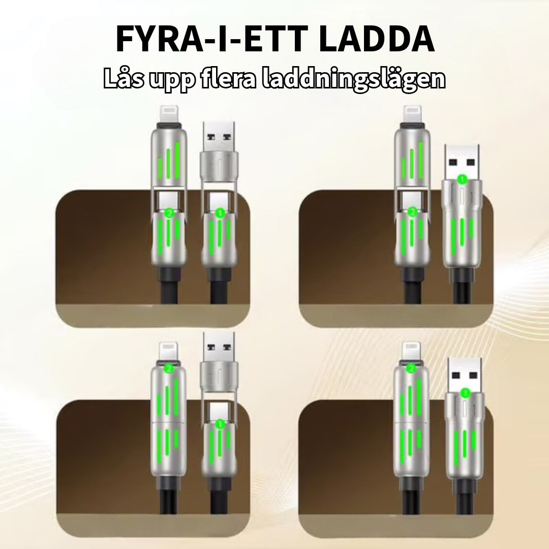 4-i-1 Laddkabel