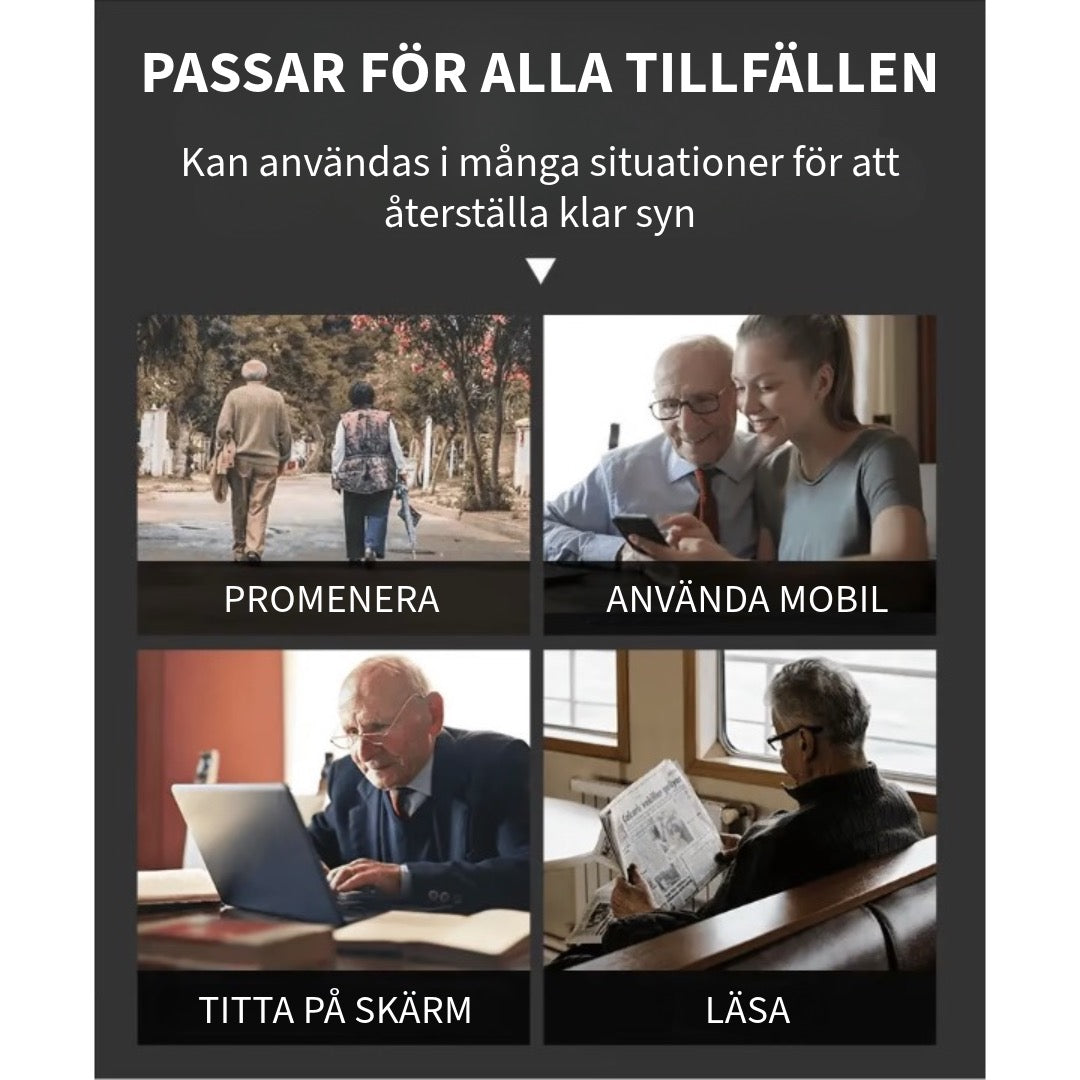 Automatiskt Mörktonande Multifokala Läsglasögon