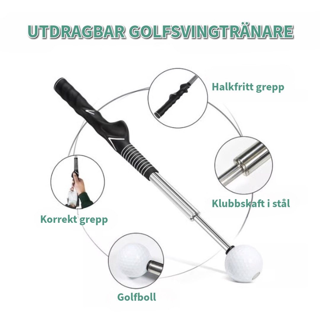 Teleskopisk Klubba, Utdragbart Golfträningshjälpmedel