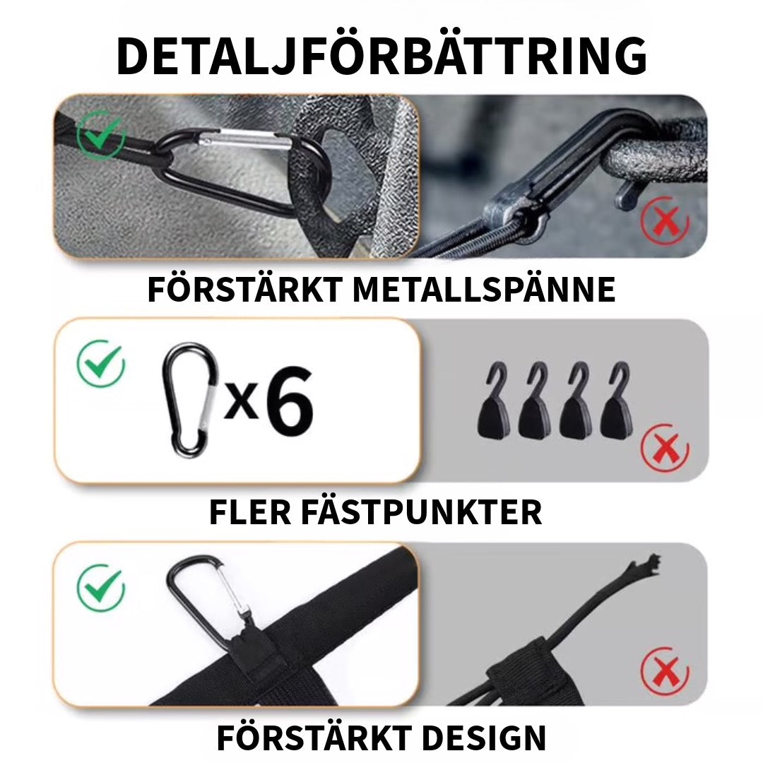 Starkt Elastiskt Bagagenät