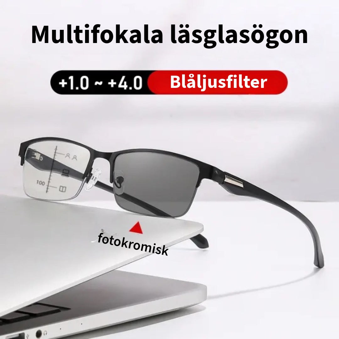 Automatiskt Mörktonande Multifokala Läsglasögon