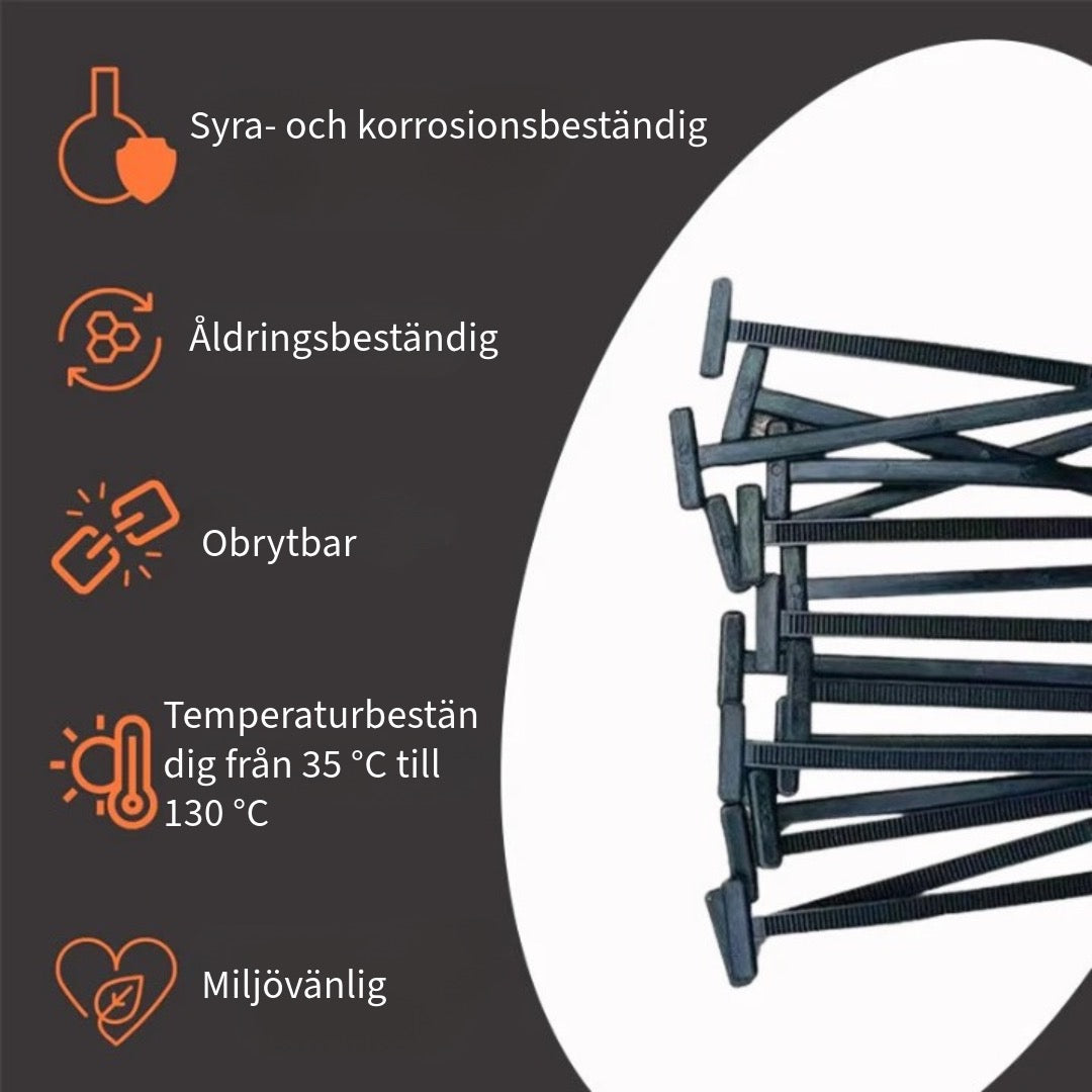 Universell Nylonkabelklämma