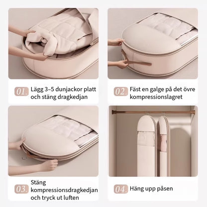 Platsbesparande Klädpåse