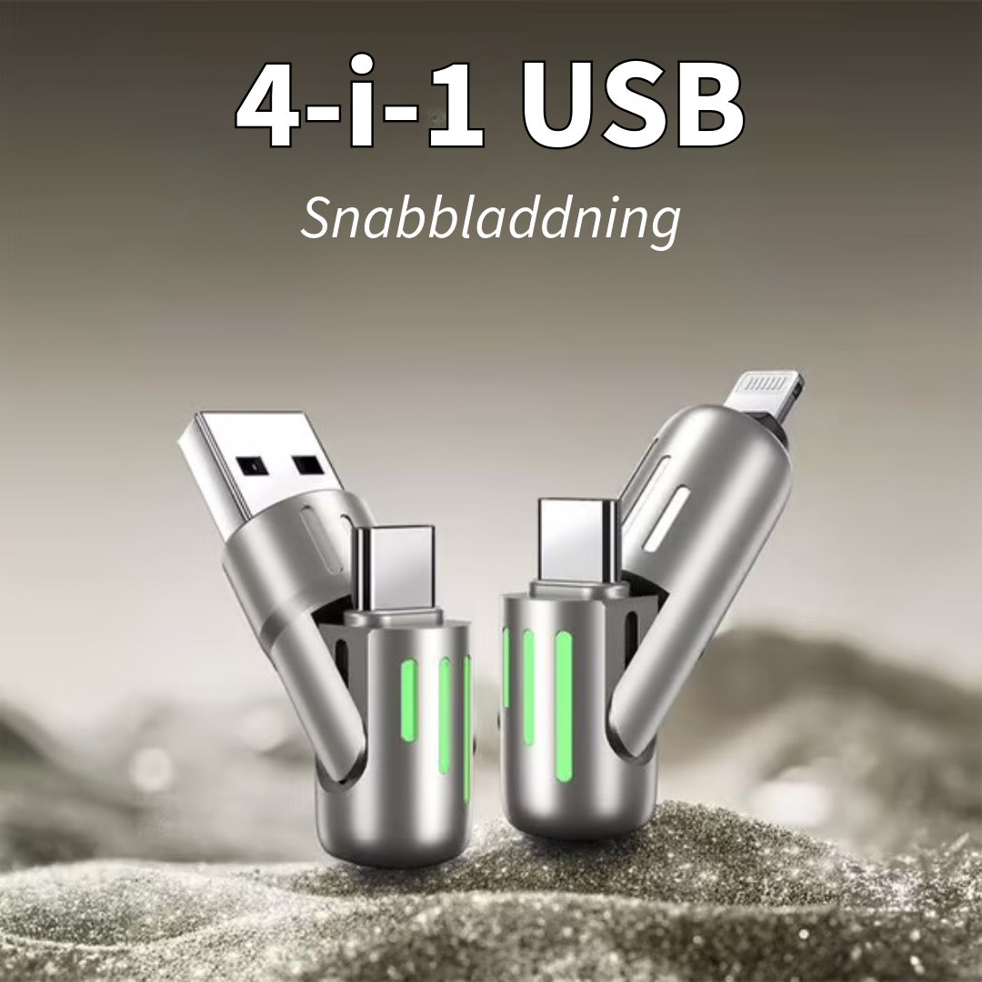 4-i-1 Laddkabel