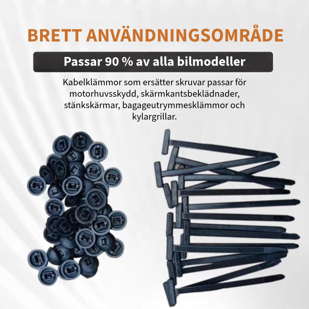 Universell Nylonkabelklämma