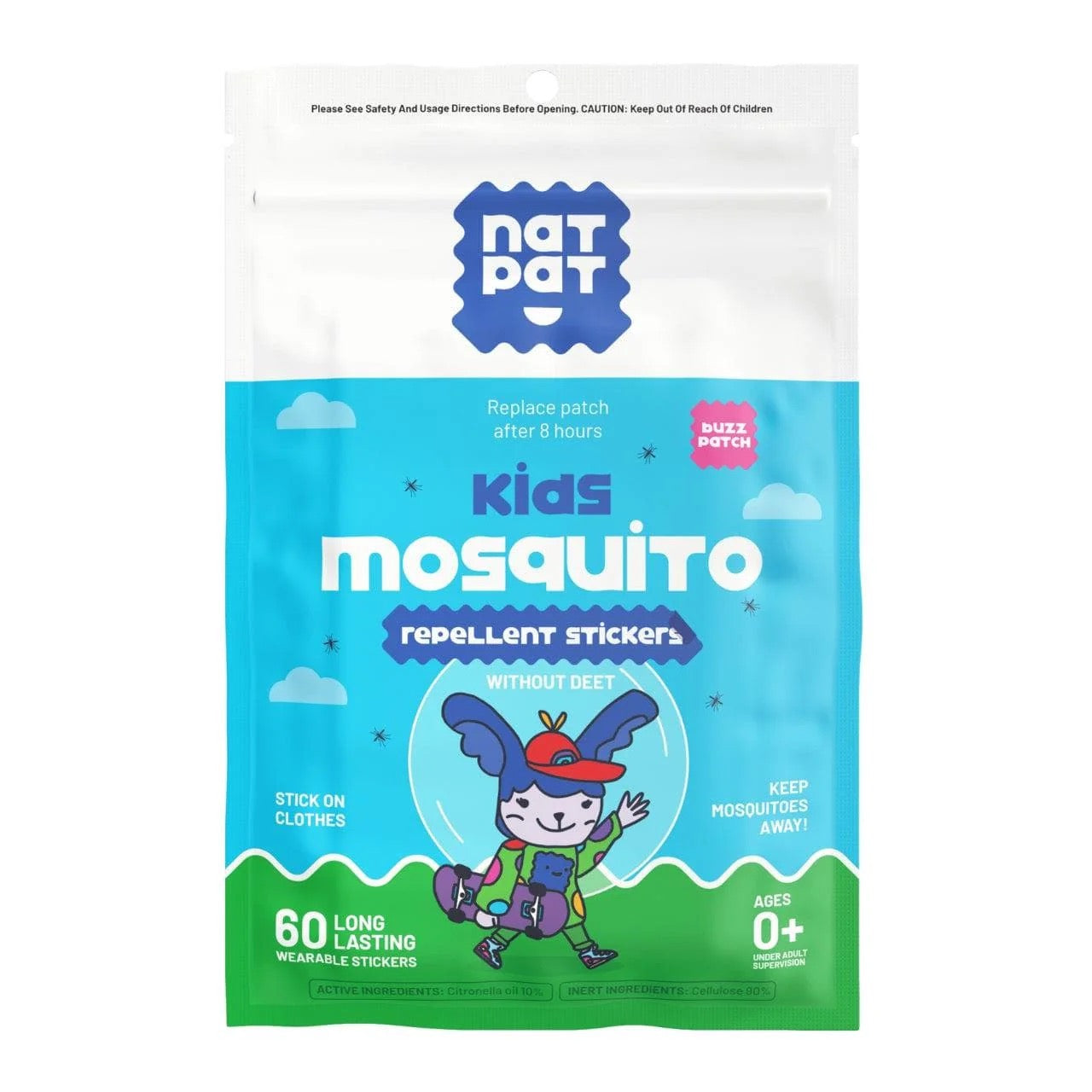 Myggavvisande Klistermärken