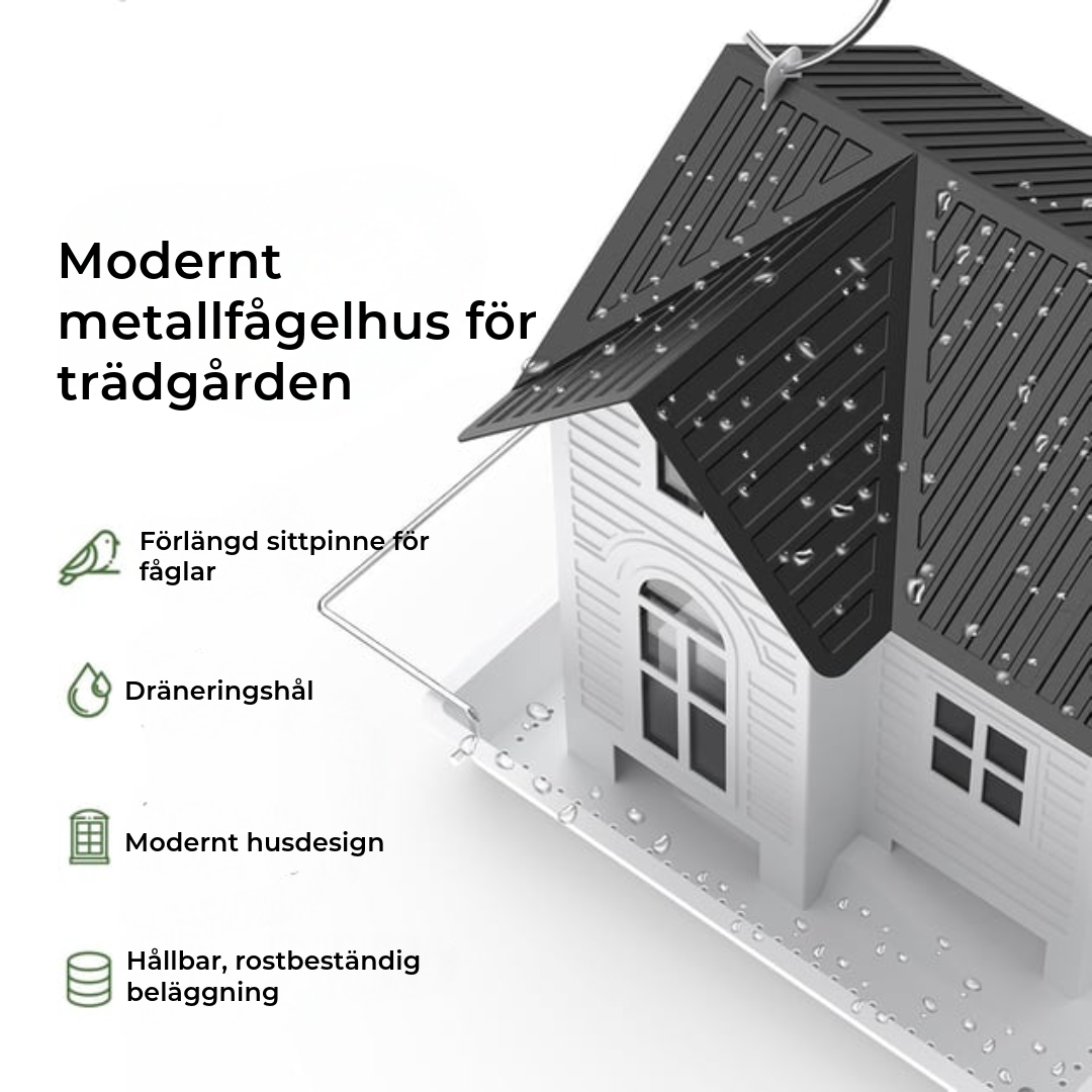 Fågelholk med Solenergi