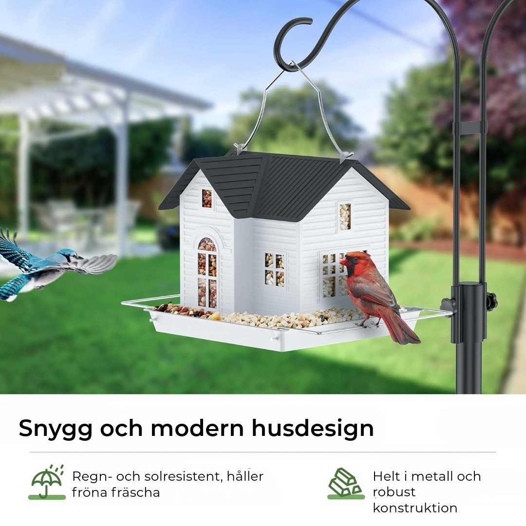 Fågelholk med Solenergi