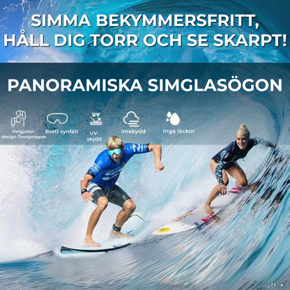 Läckfria simglasögon