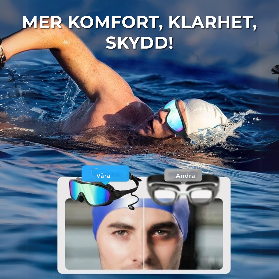 Läckfria simglasögon