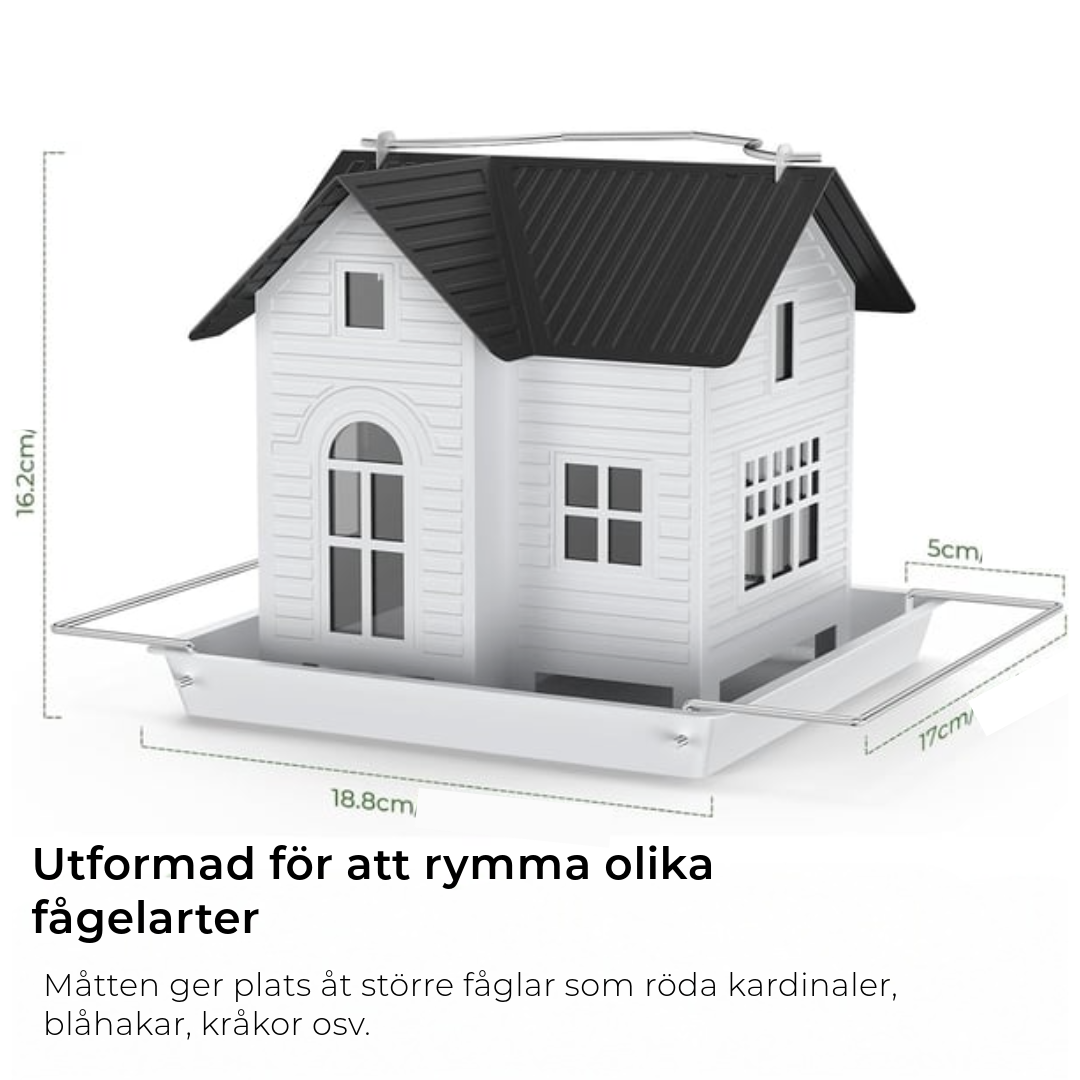 Fågelholk med Solenergi