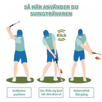 Teleskopisk Klubba, Utdragbart Golfträningshjälpmedel