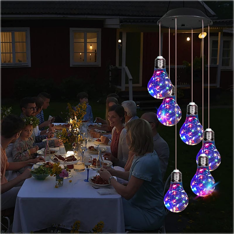 Färgglada LED-sollampor